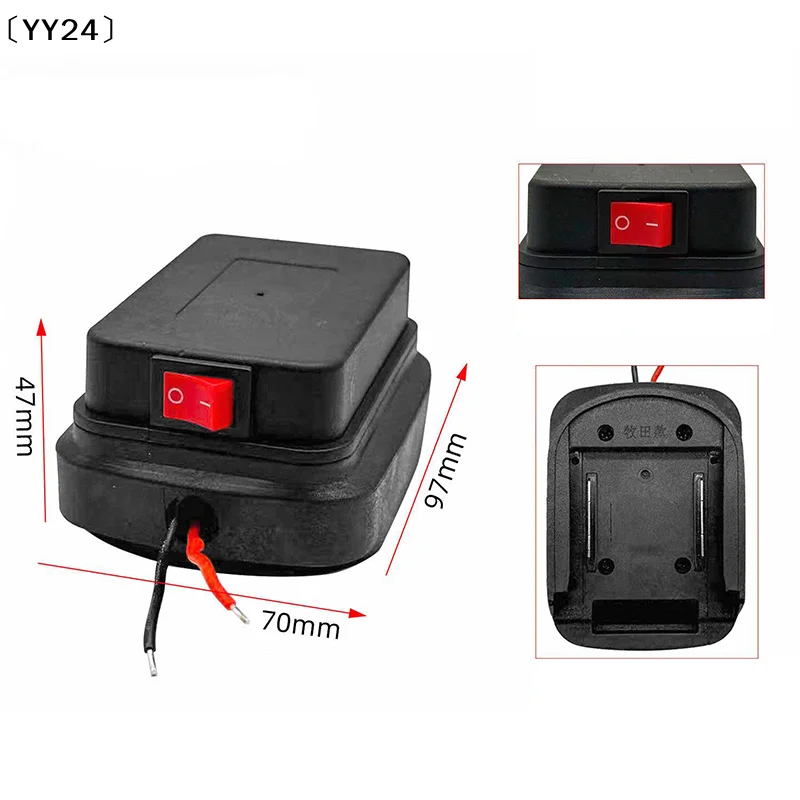 

Держатель для литиевых аккумуляторов MT 18В/21В, разъем для аккумулятора с кабелем, адаптер для электроинструмента, DIY-адаптер〔YY24〕