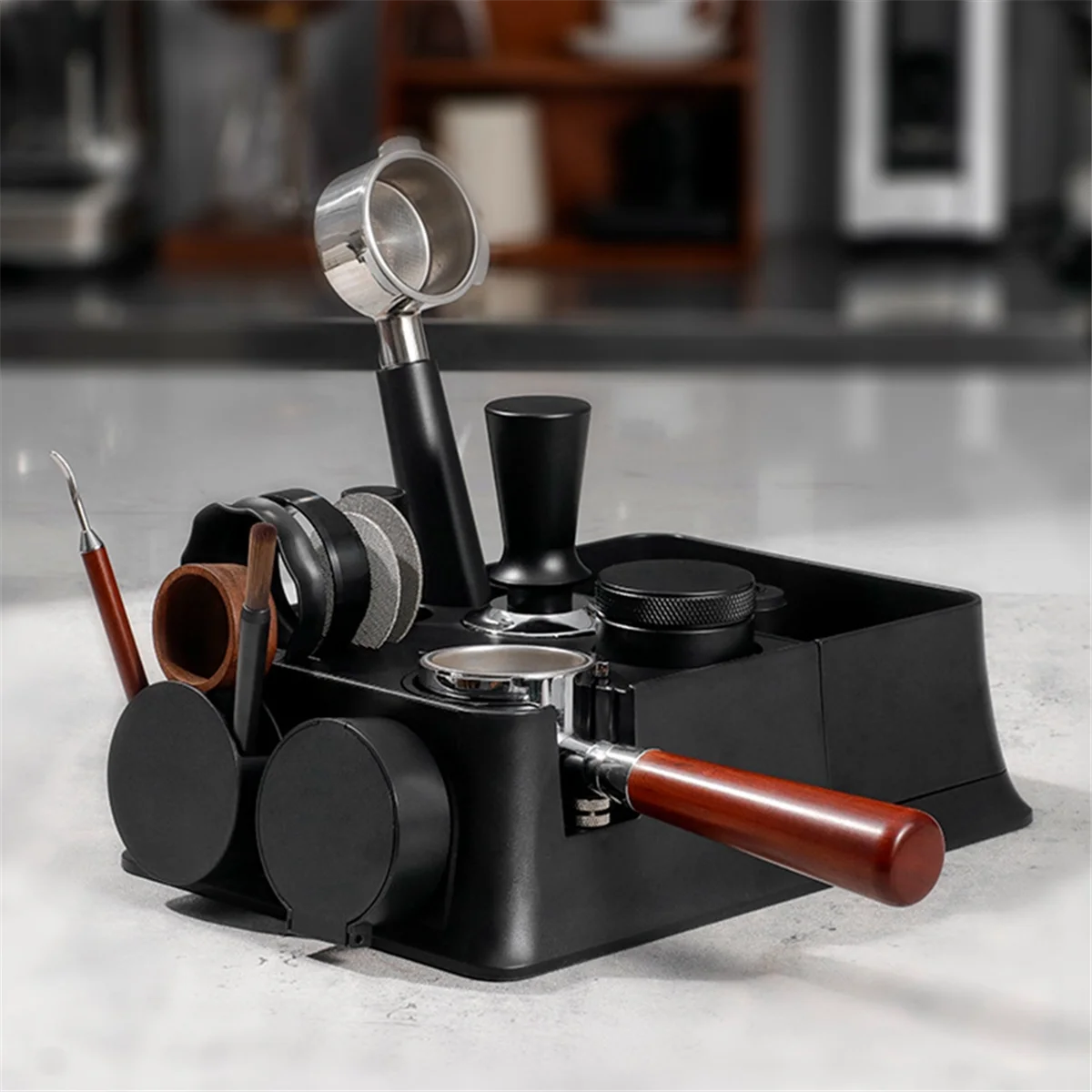 Espresso Tamping Station 51mm 53mm 54mm 58mm Coffee Portafilters Espresso Accessories Barista Tool Tamper