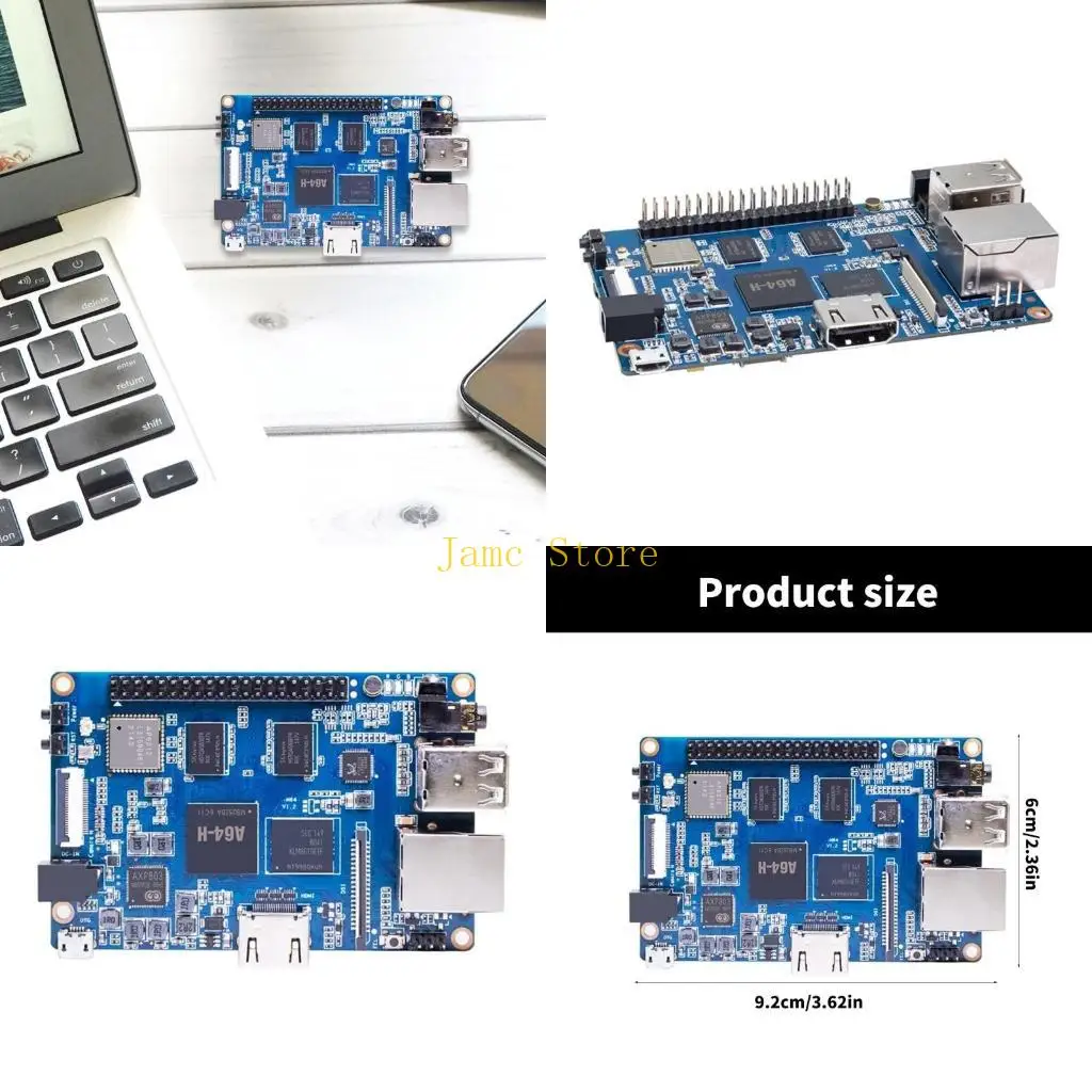 

LX0B Open Source Single Board Computer Onboards Quads Cores For Banana BPI-M64 A64 WiFi Bluetooth-compatible