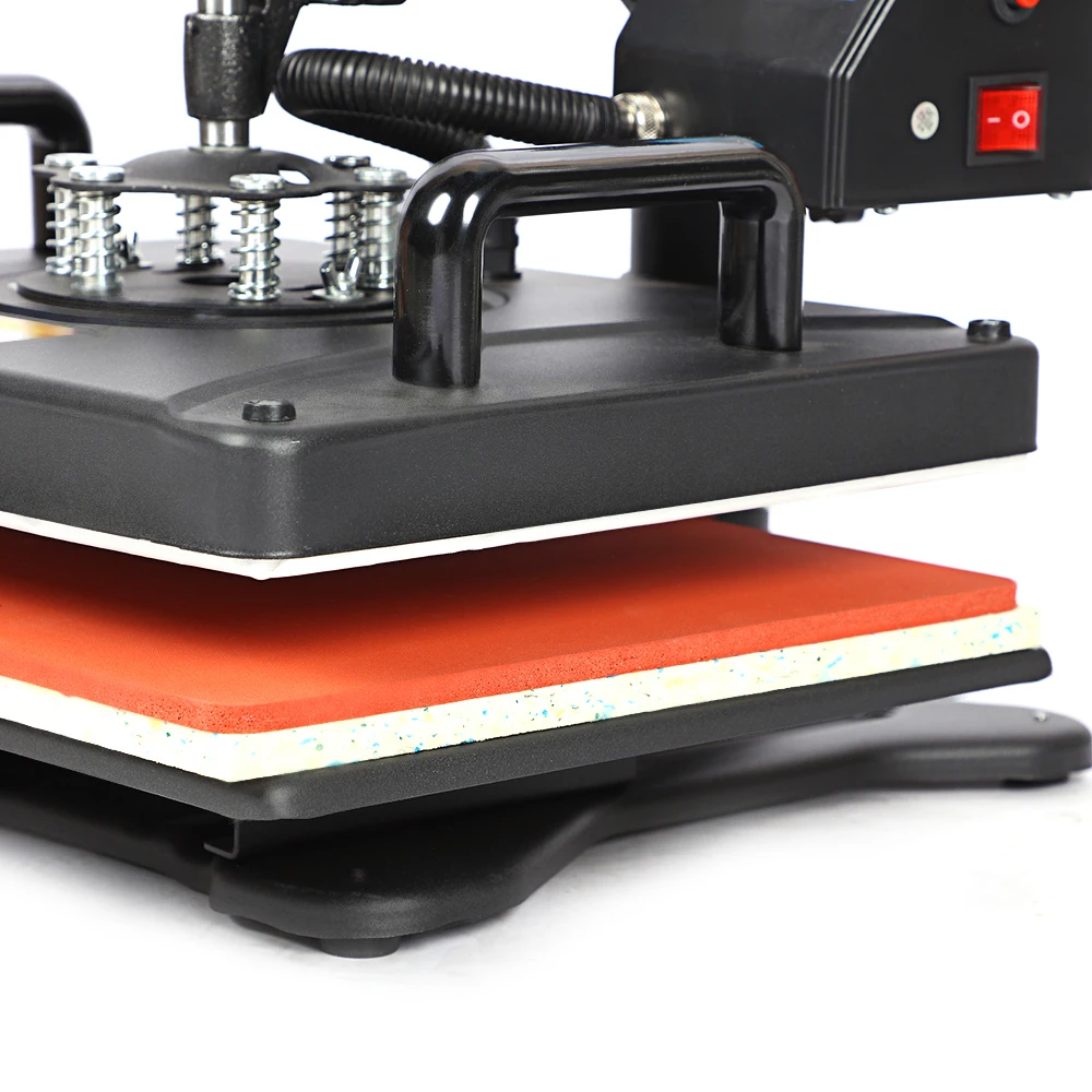 WD-3838 8 في 1 38*38 سنتيمتر متعددة الوظائف آلة الصحافة الحرارة 8 في 1 كومبو تي شيرت القدح قبعة الطباعة آلة الصحافة الحرارة