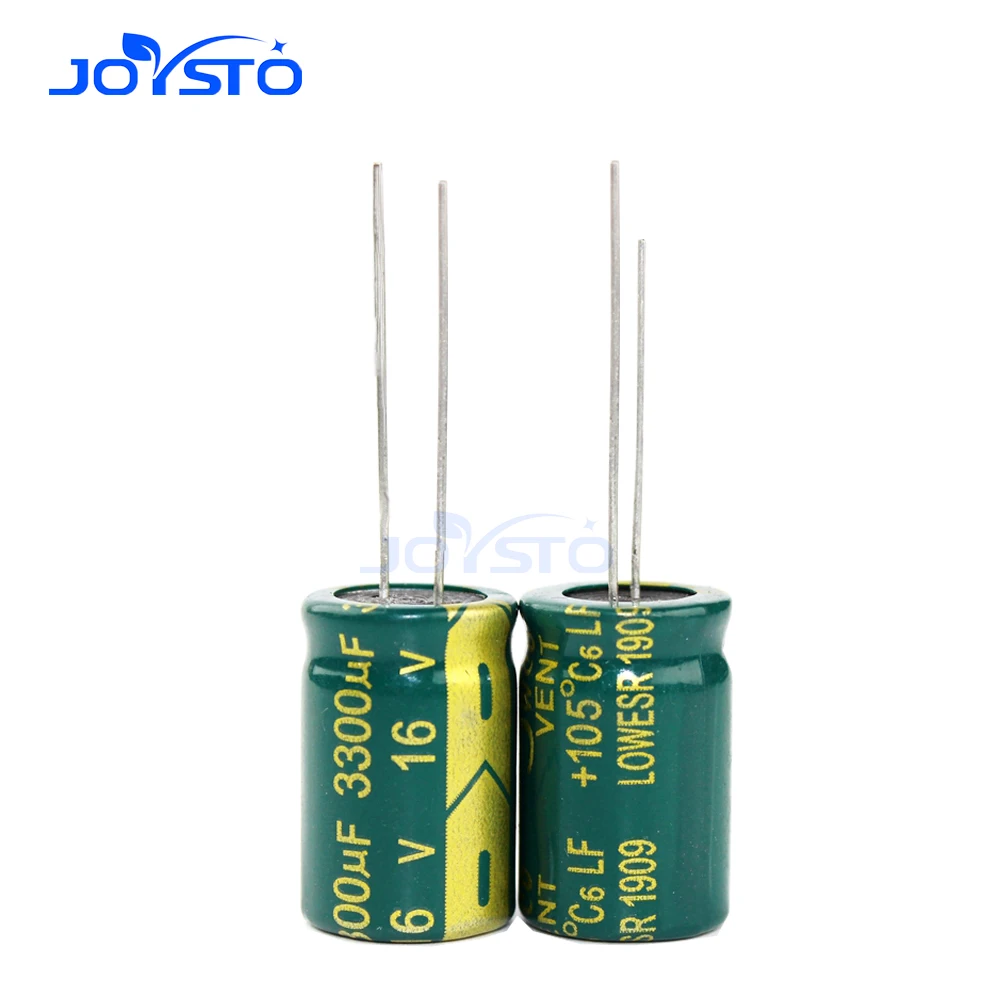 10 pcs Aluminum electrolytic capacitor 3300 uF 16 V 10 X 25MM  13 * 20MM Radial Electrolytic kapasitor