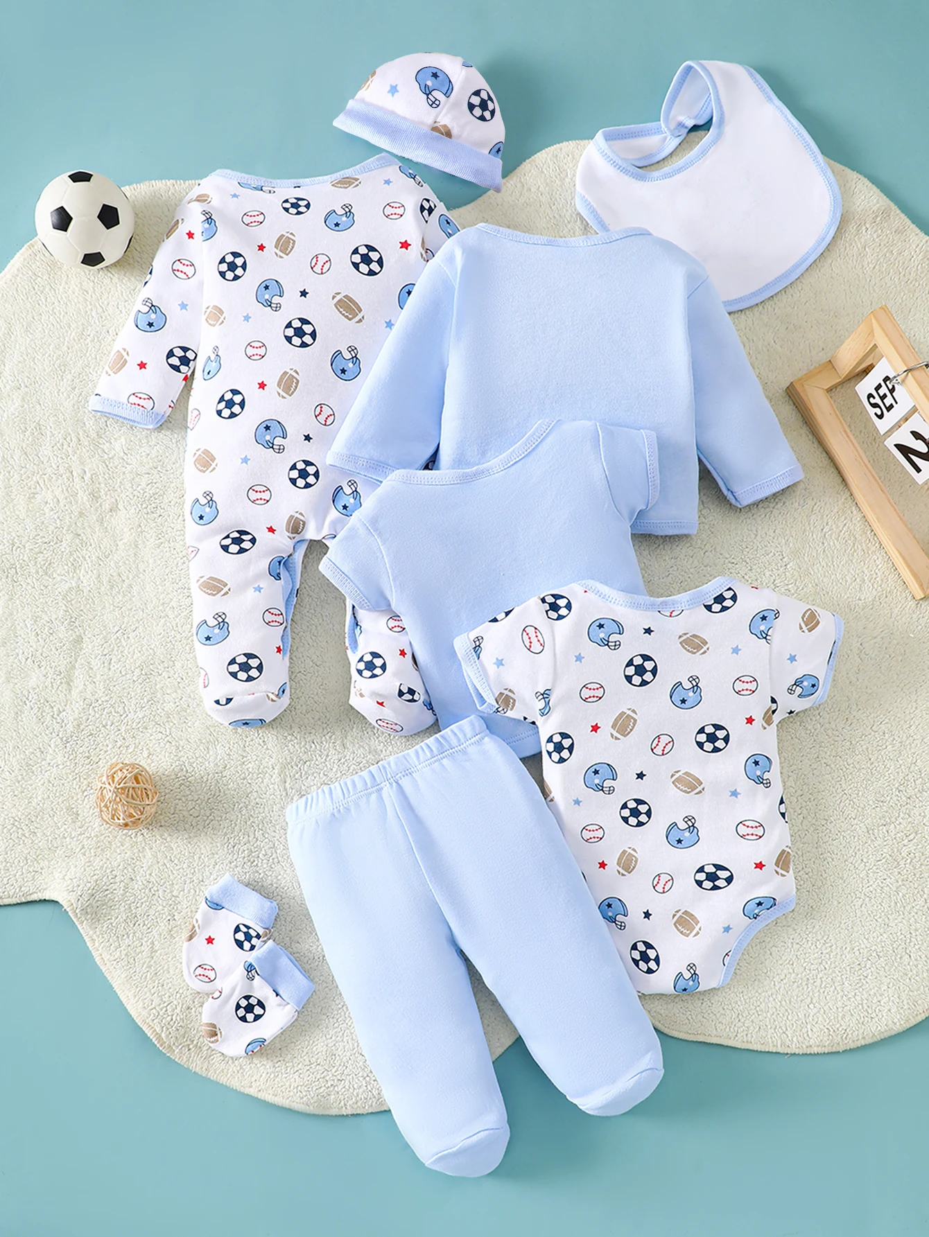 Conjunto de 8 Peças de Macacão - Baby Products Sale avaliação e preço