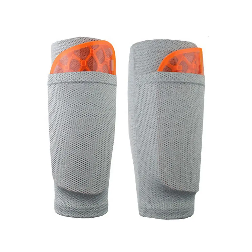 Nylon Football Shin Holder Instep Socks Leg Guard Sleeves Sports Soccer Soft Breathable Shin Pads Cover for Kids Boys Men view 5
