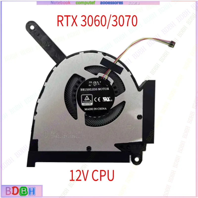 New For Asus TUF Dash F15 FX517ZM FX517ZR FX517ZC RTX3050 RTX3060 RTX3070 TI Laptop CPU & GPU Cooling Fan DC12V  5V