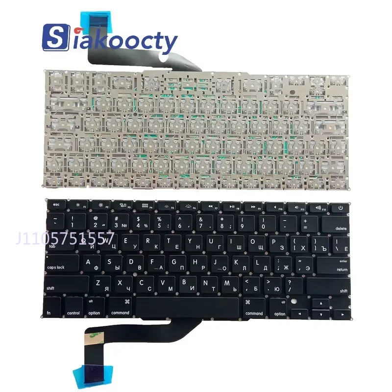 Keyboard for Apple MacBook Pro 15 Retina A1398 2012 2013 2014 2015 RU Layout