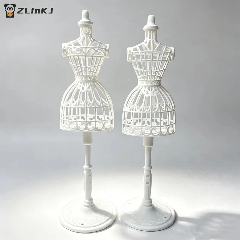 ▶1Pcs Plastic Dolls Clothes Model Brackets Clothes Hangers For Models