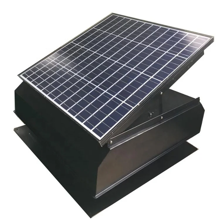 

Industrial Solar Attic Fan Large Power Axial DC Roof Fan 60w , 3325cfm
