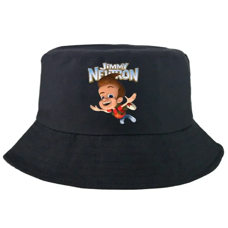 JIMMY NEUTRON Bucket Hat Summer Foldable Bucket Hat Stylish Daily Printed Man Women Unisex Outdoor Sunscreen Fishing Hunting Cap