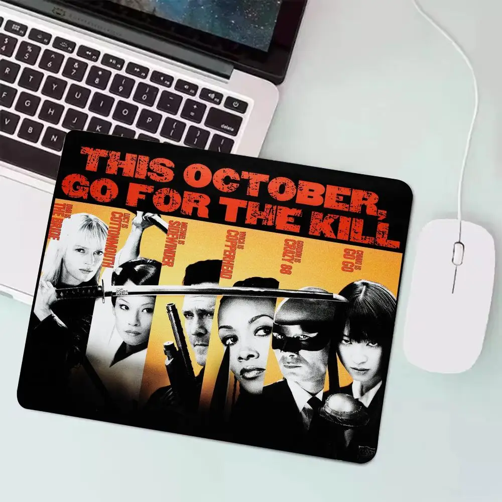 Kill Bill Vol.1 Mouse Pad PC Computer Mouse Mat Laptop Mice Mousepad Writing Desk Mats Office Accessories 21x26 video game 25x30
