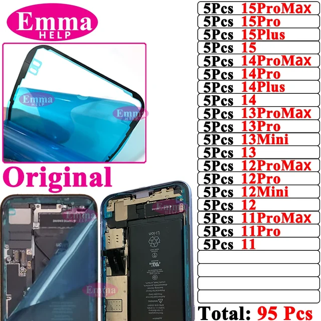 あゆみiPhone13promax本体➕シール Original Waterproof Seal Adhesive For iPhone 13 Pro Max 14 15 Plus