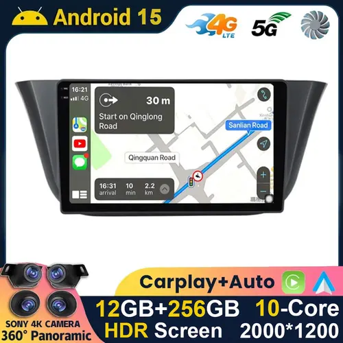 Autoradio Android 15 pour Iveco Daily 2013 – 2021, multimédia, Carplay automobile, unité de Navigation sans fil, tête tactile