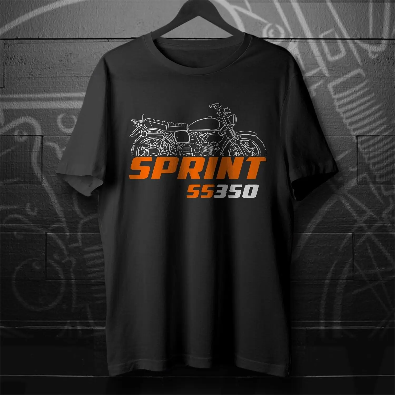 For Harley-Davidson Sprint SS-350 1969-1974 fans - Motorcycle T-Shirt for Riders