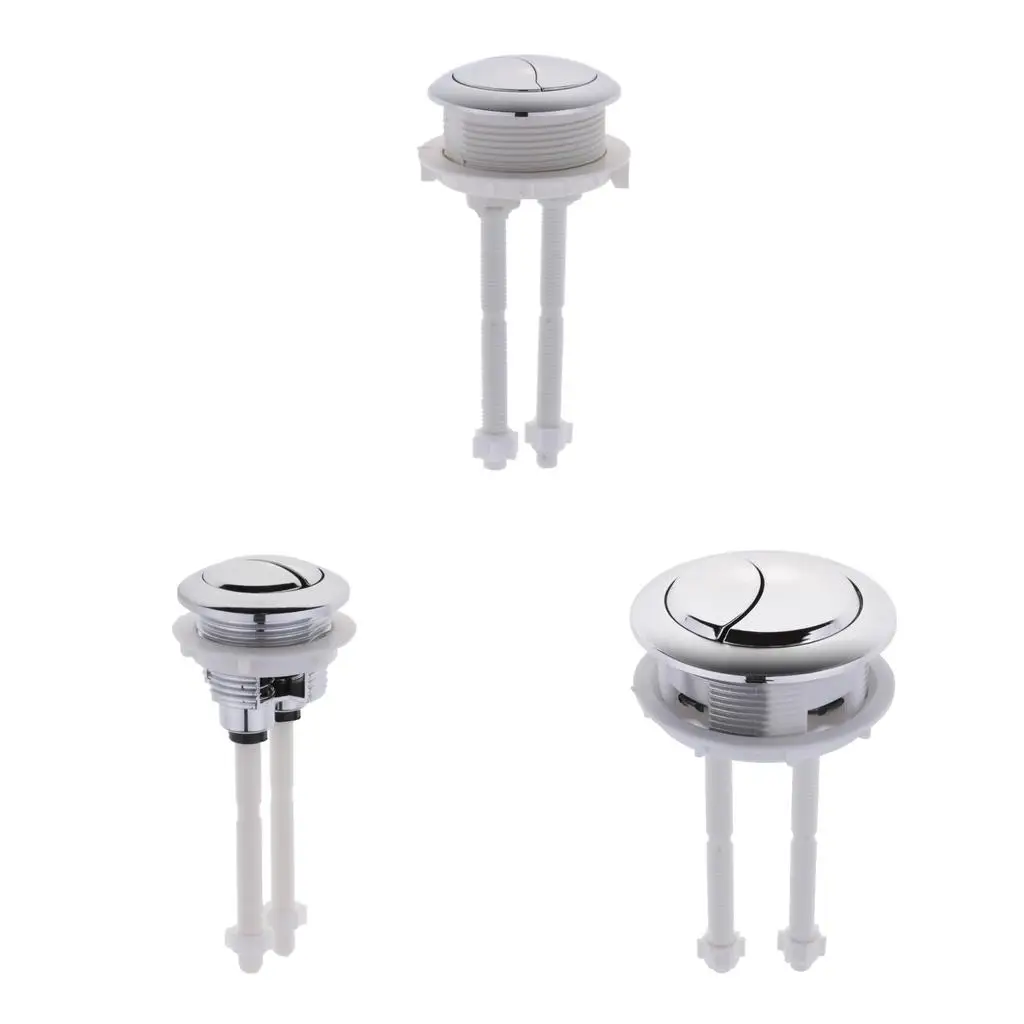 

Plastic Toilet Button Bathroom Flush Replacement Water Tank Switch Toilet Accessories for Standard Toilet Cover