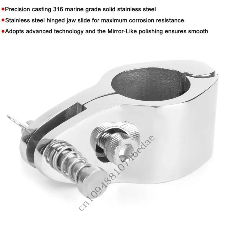 

0xxc 2pcs Quick Release нержавеющие зажимы для морских труб