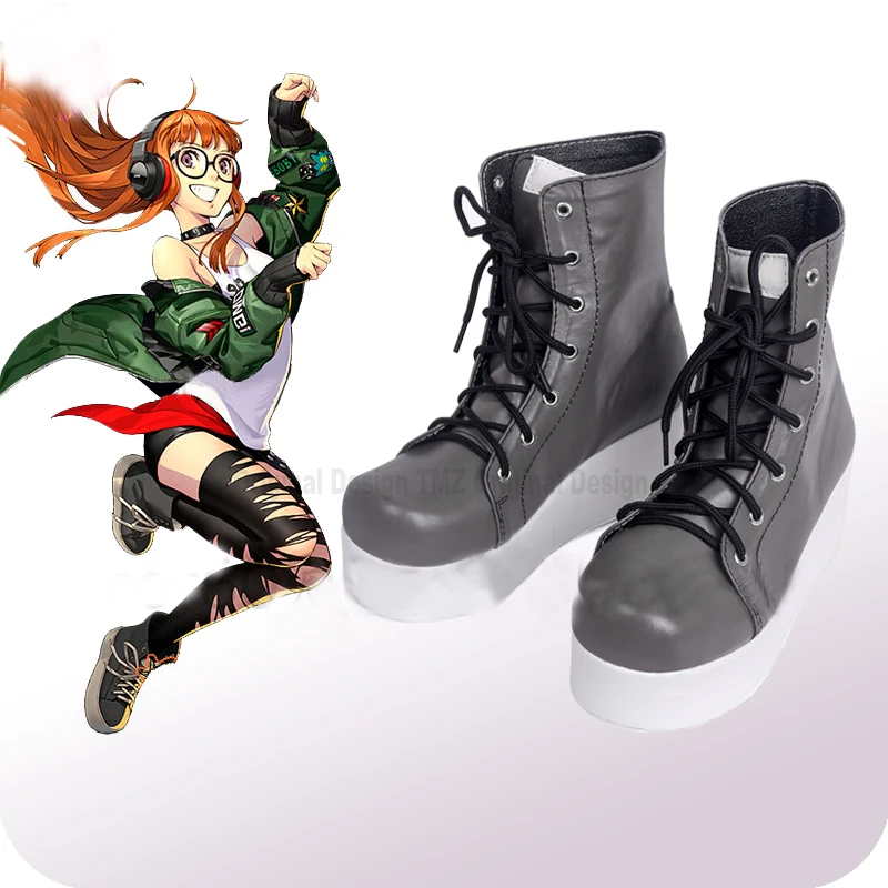 

Persona 5: Dancing Star Night Futaba Sakura Shoes Cosplay Boots Halloween Carnival Party Cosplay Costume Accessories