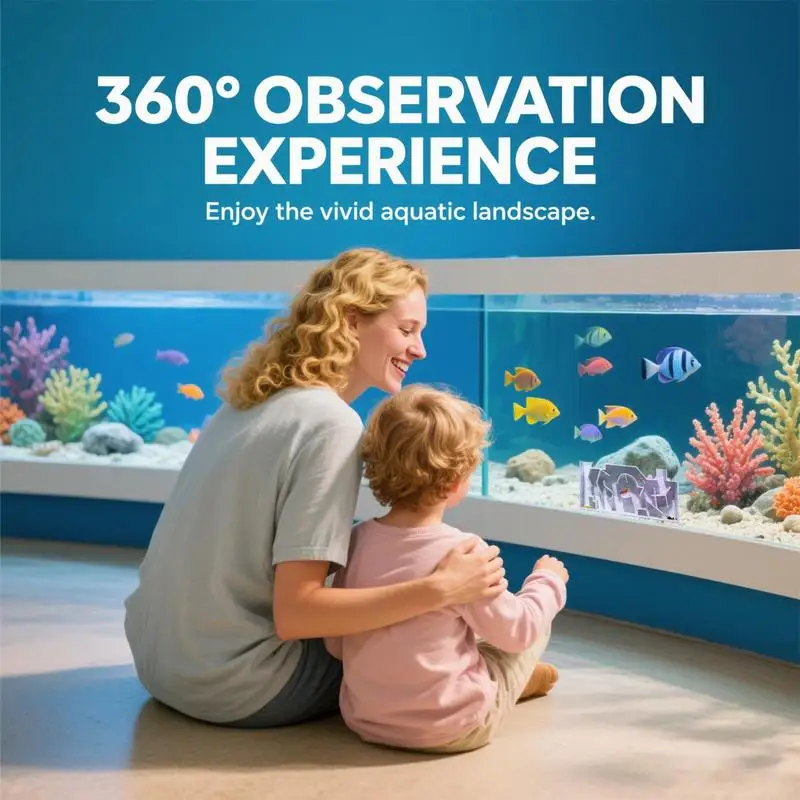 

Fish Tank Tunnel Shrimp Hiding Place Fish Tank Accessories Maze Underground Cave For Hiding Wall Corner Enrichment