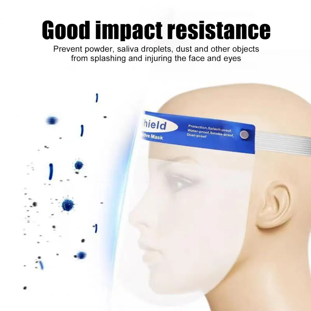 Face Protection Isolation Mask Transparent Protective Mask Full Face Anti-Splash Protective Mask Medical Work Daily