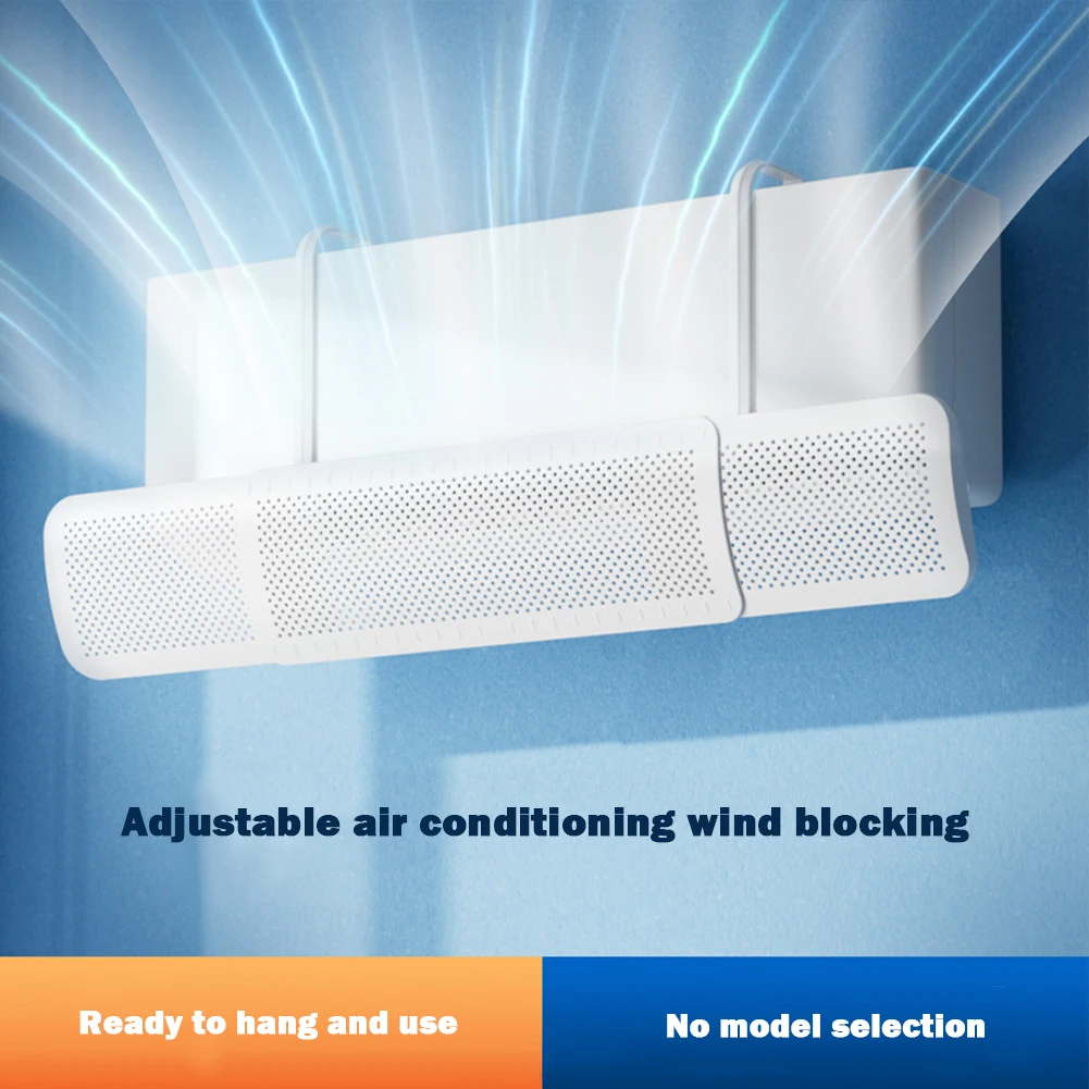 Anti-direct Blowing Wind Deflector Hanging-type Air Conditioner Wind Deflector Adjustable Equipment for Home Bedroom Supplies