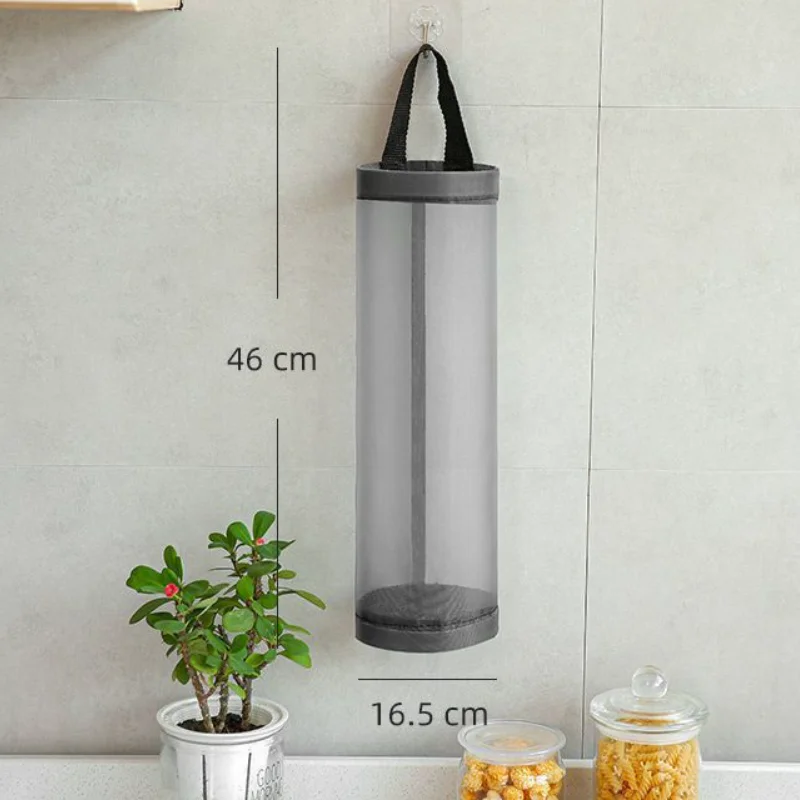 New Garbage Bag Storage Kitchen Garbage Organizer Plastic Bag Holder Organizing Hanging Garbage Collection Storage Bag