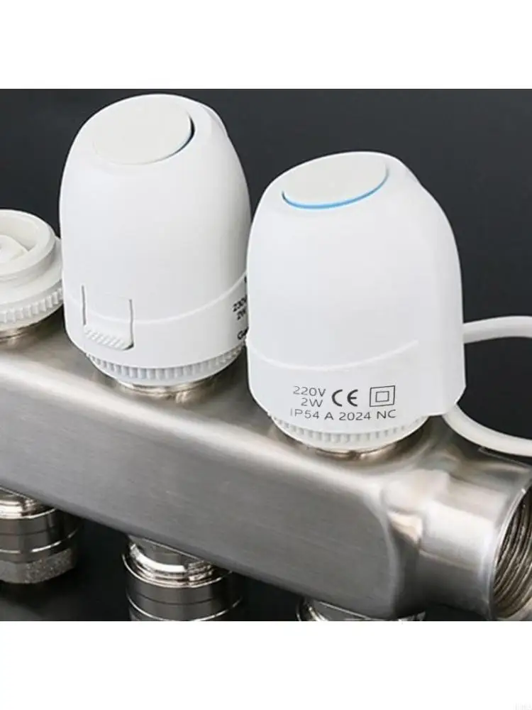 30x1.5mm Electric Thermal Actuator 220V Normally Closed Valves Head Water Separator Floor Heating Radiator Valves 