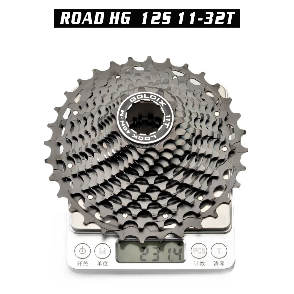 GOLDIX SL CNC ロードバイク 12/11S 超軽量フリーホイール 11/12-28/30