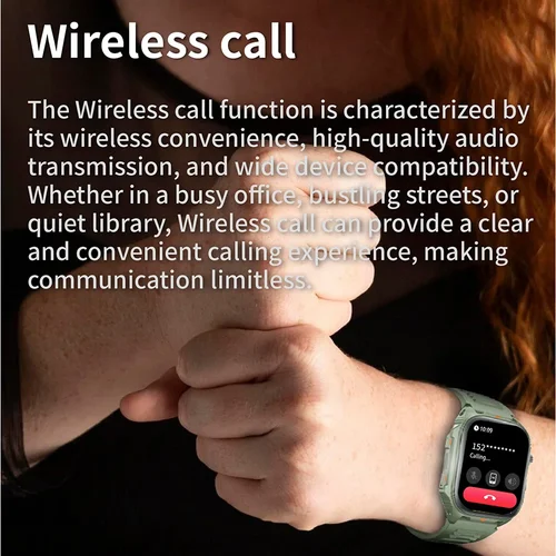 Imagen 2 del producto Reloj Inteligente Electrónico con Llamadas Bluetooth, Monitor de Ritmo Cardíaco, Reloj Inteligente con Rastreador de Actividad Física, Relojes Deportivos Resistentes al Agua para Hombre y Mujer, Android 2026