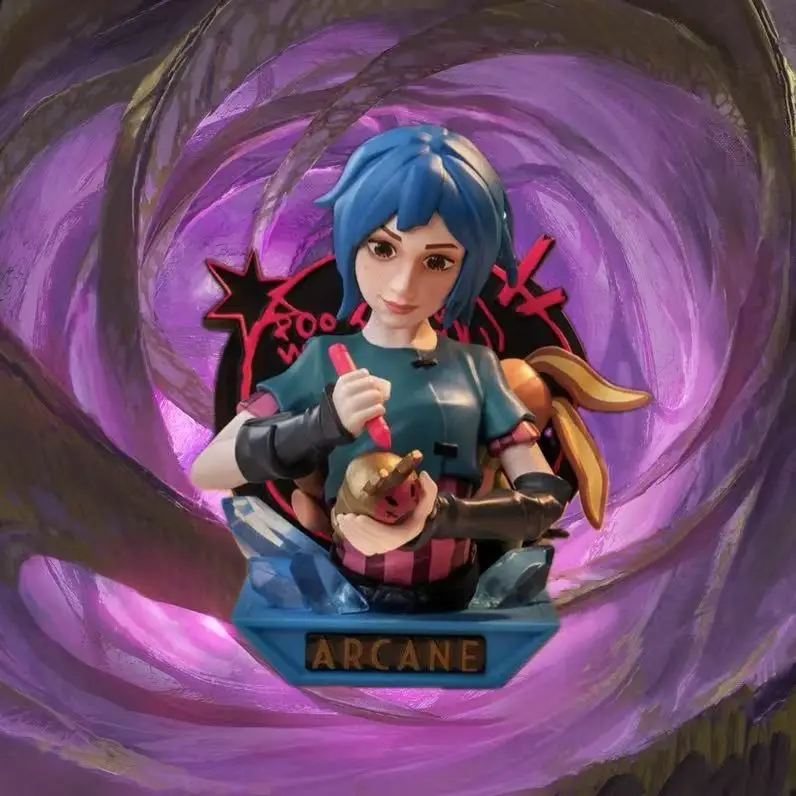 Arcane BlindBox Jinx Vi Caitlyn Ekko Mel Heimerdinger Jayce Powder Viktor Warwic الشكل الأصلي #3
