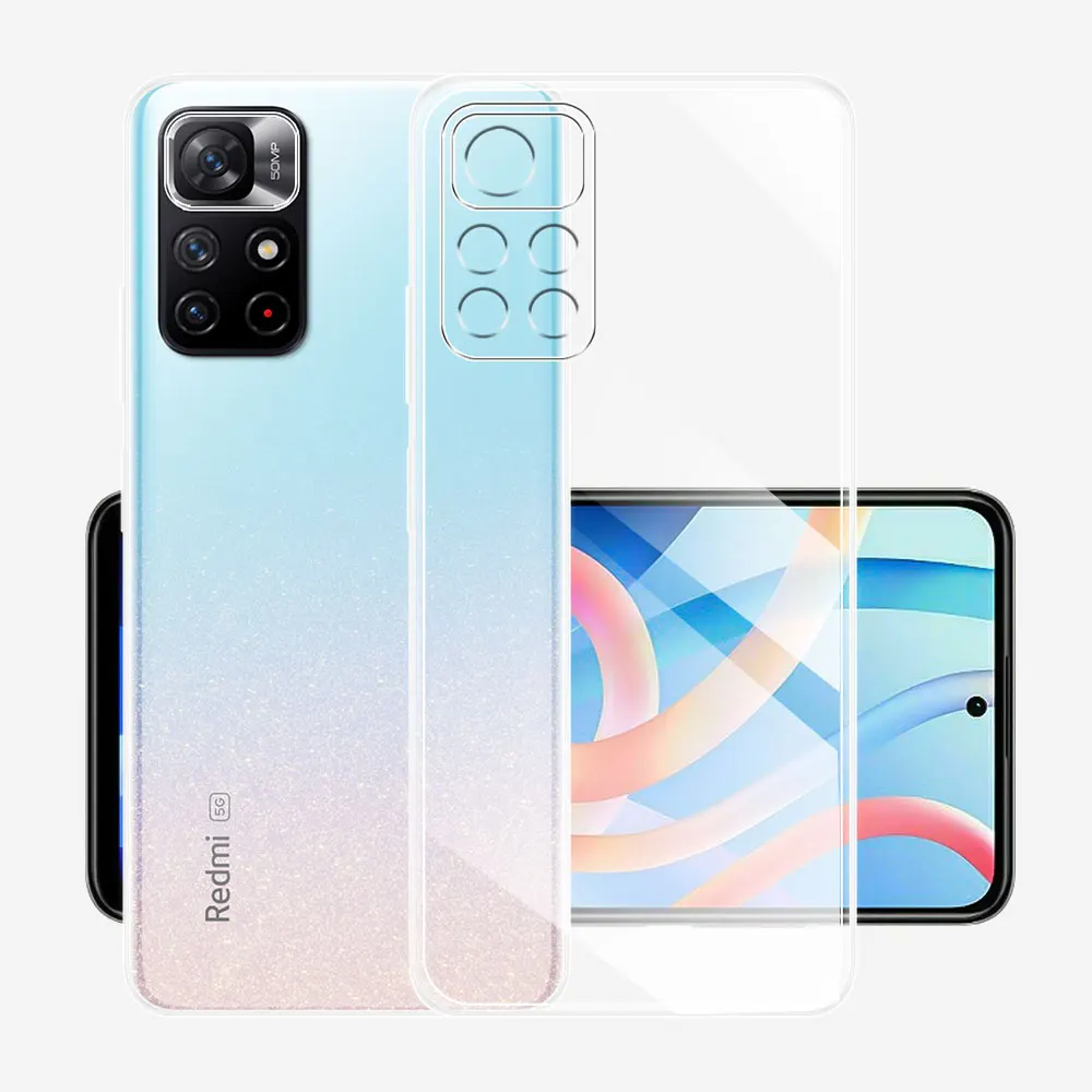 For Redmi Note 11S Clear Case Silicon Soft Cover For Redmi Note 11T Pro+ /Note 11 Pro+ Phone Case Redmi Note 11 11S 11E Funda 5G