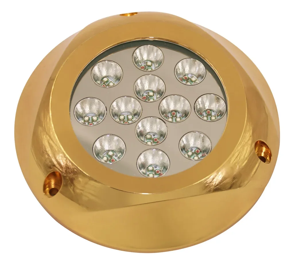 

LED Underwater Boat Light 10000 lumen Bronze Surface Mount Transom Light for Boat Yacht Cruise Ships Pontoon