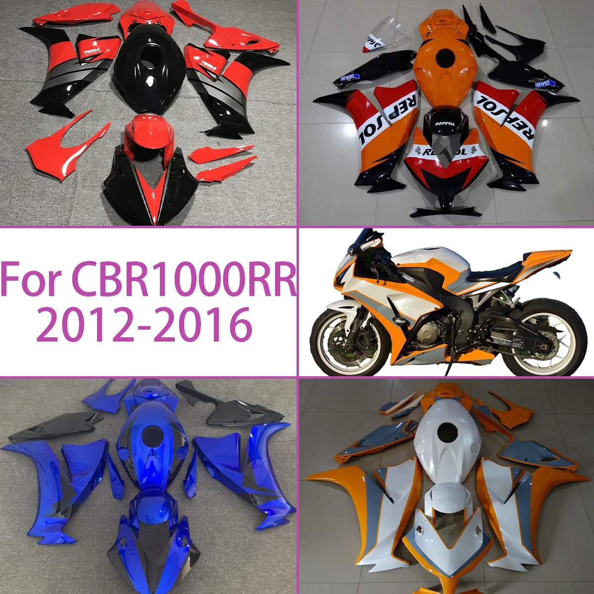 

Fit For 2012-2016 Honda CBR1000RR Forged Made To Order Fairing Set 12-16 CBR 1000RR Popular Colors Fairing Kit