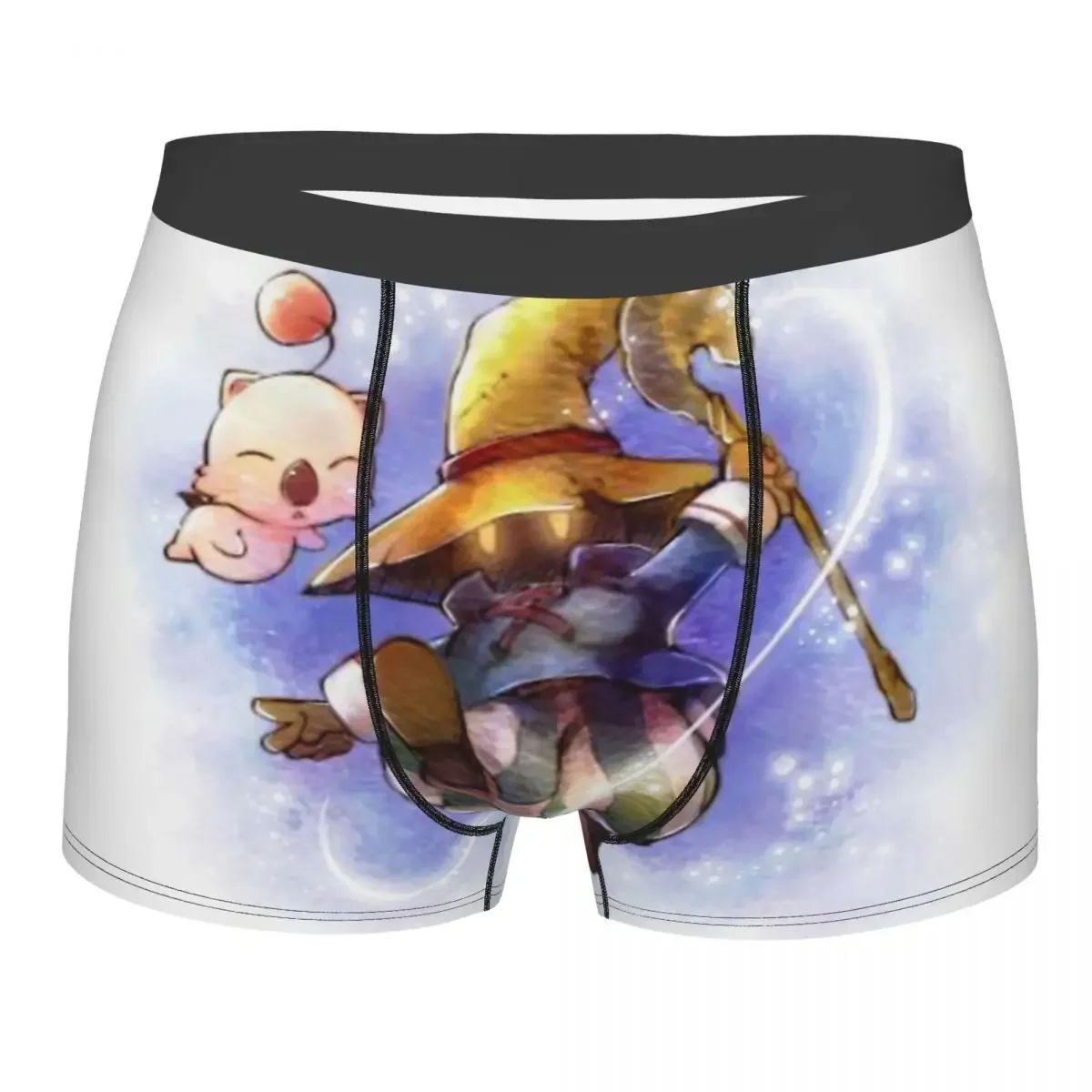 Final Fantasy Vivi & Moguri Fly mutande mutandine di cotone intimo da uomo stampa pantaloncini Boxer slip