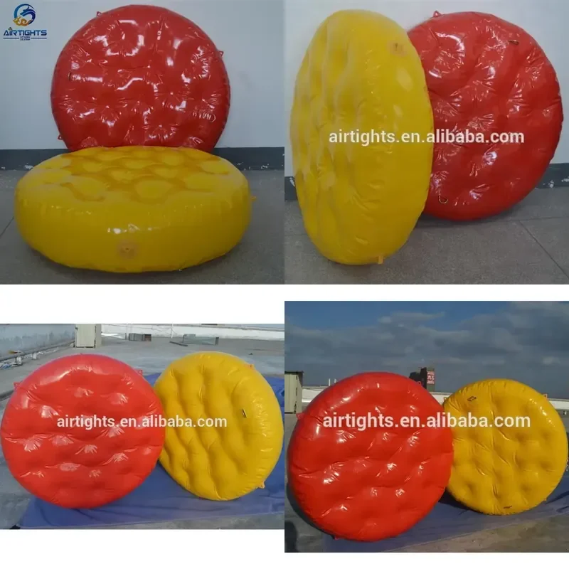 Round Inflatable Buoy, Floating Inflatable Water Buoy Mattress for Sale