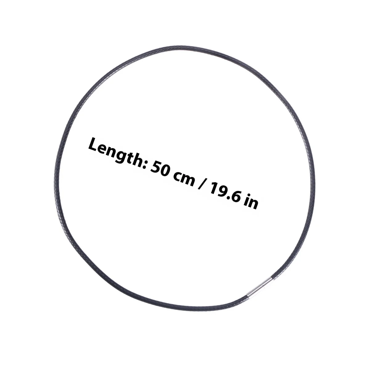 1.5 مللي متر قلادة سوداء قلادة الشمع الحبل مرنة Diy بها بنفسك صنع المجوهرات الحرفية الحبل ل أساور الخلخال حجر المعلقات