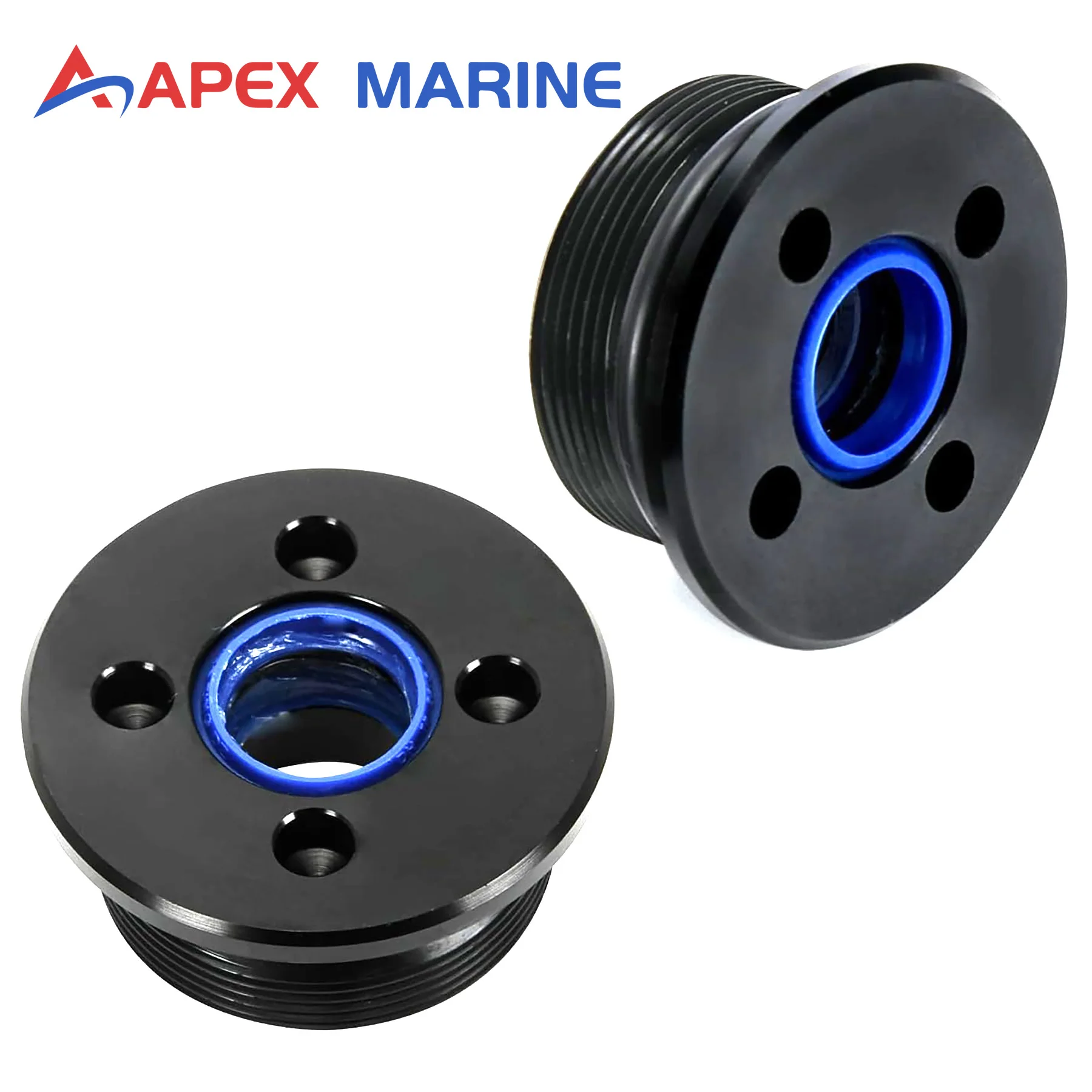 64E-43821-01 48630-92J00 2 Pcs Outboard Trim Cylinder Cap Tilt End Cap Fits Suzuki 4 Stroke 115 to 300 HP Engines 48630-94900