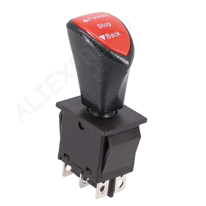 

New6 Pin DPDT Latching Slide Rocker Switch Forward Stop Back Control KCD46046P Reliable For 125V And 250V Applications