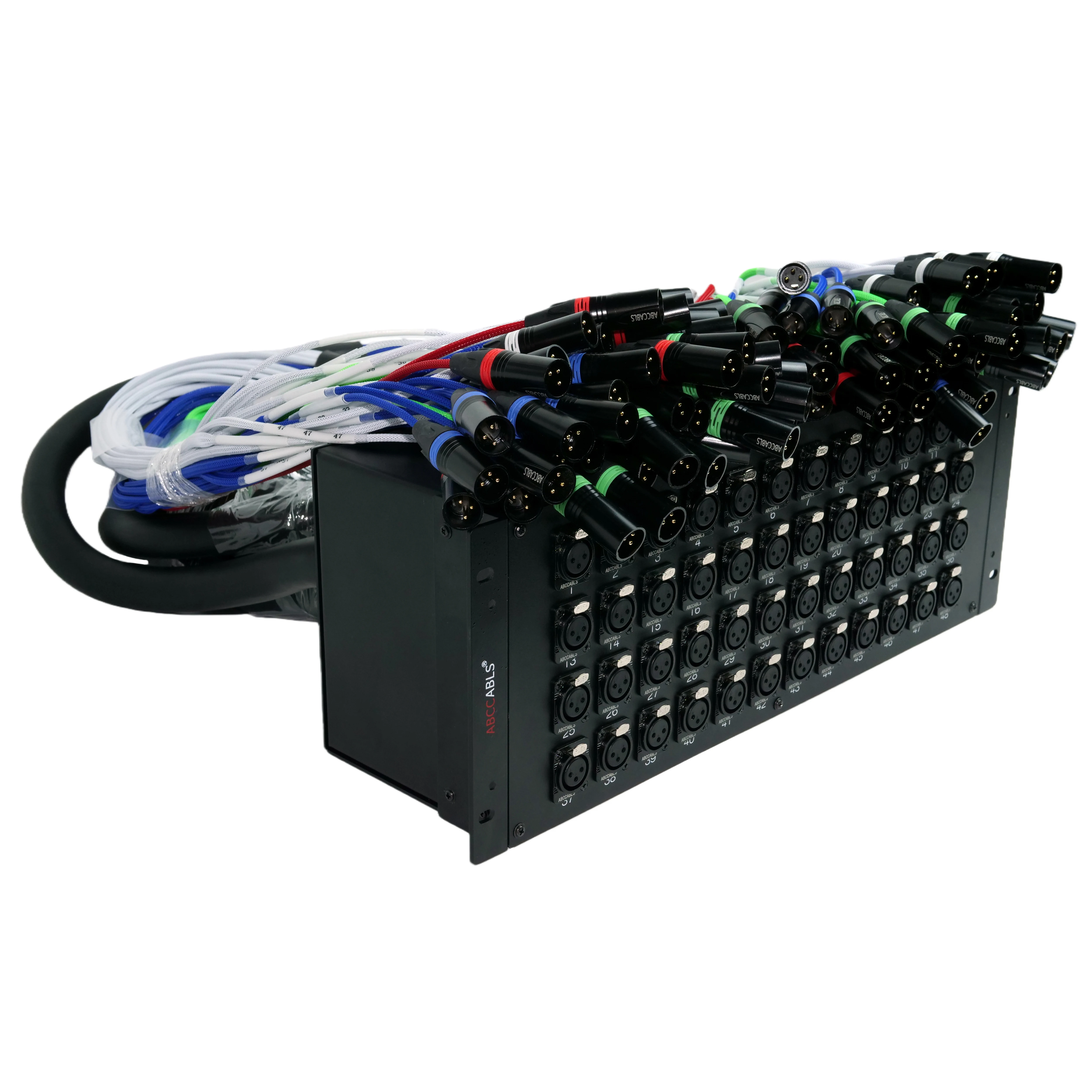 48Channel XLR Audio Snake Cable 2 Output Multichannel Cable on the Back 48 Input on the Front