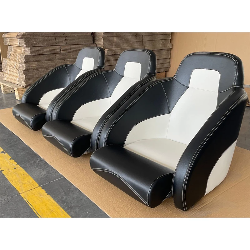Marine Custom Color Deluxe Flip up Boat Helm Seat