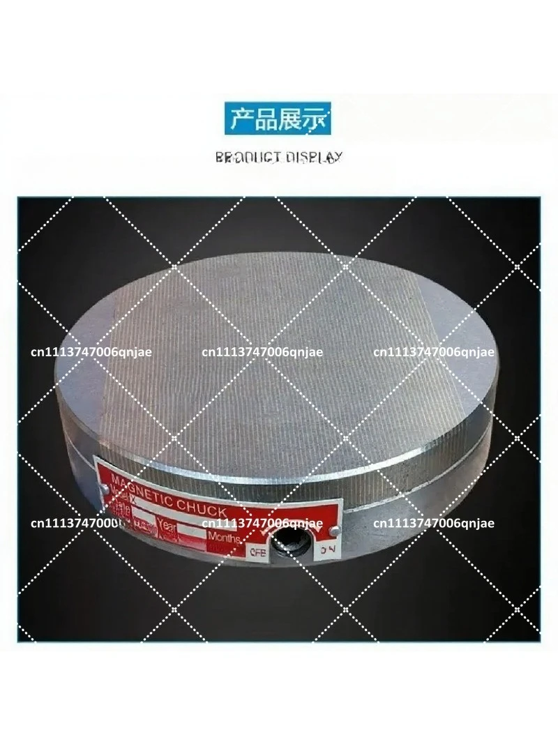 Round Permanent Magnetic Chuck 100mm 125mm 160mm Powerful Disk Grinding Magnetic Table