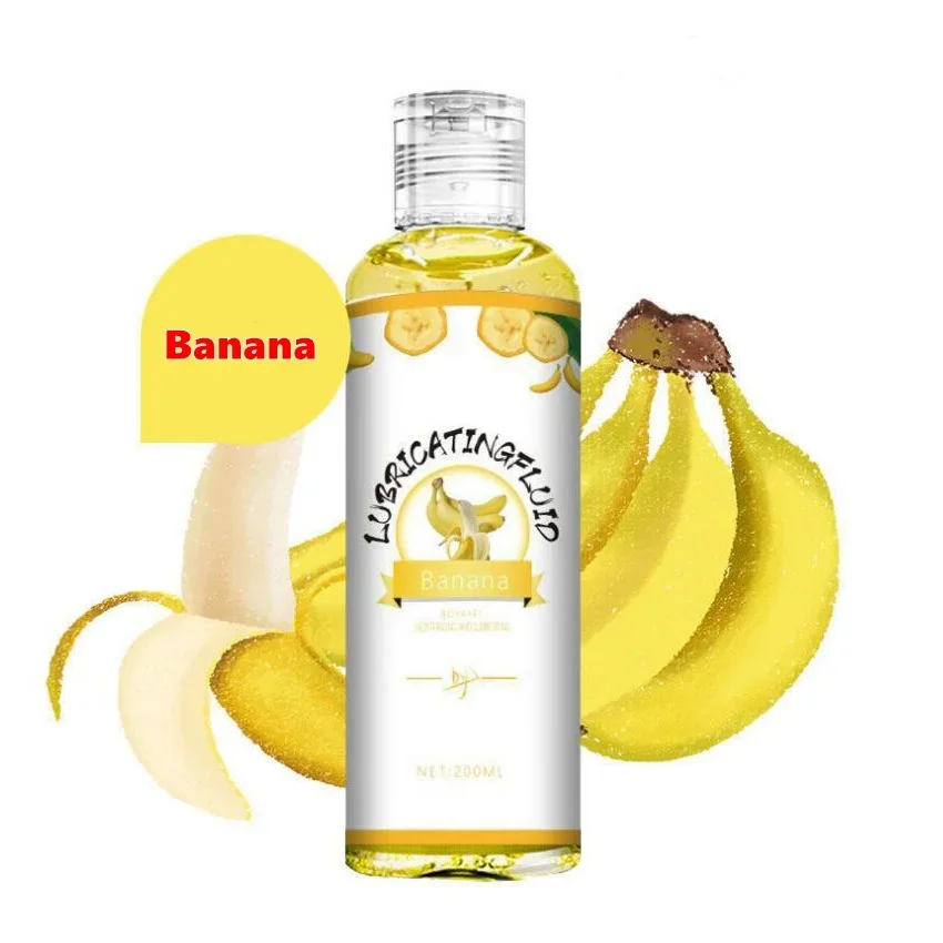 Lubrificante sexual para adultos, Lubrificante sexual, Sabor de frutas, Gel, Morango, Banana, Cereja, Anal, Óleo lubrificante sexual, Lubrificantes