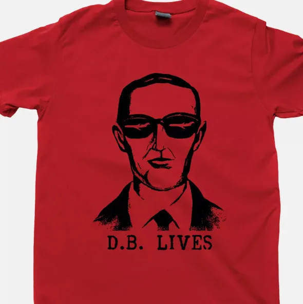 Db Cooper T Shirt Air Plane Hijacker Skydiving Parachute Ransom Bills Poster