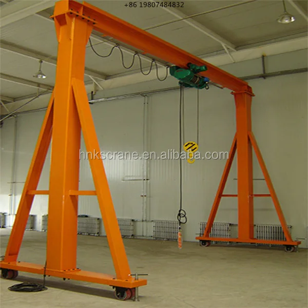 Crane Mini Portable 5T Crane Chain Hoist Lifting Single or Double Girder Gantry