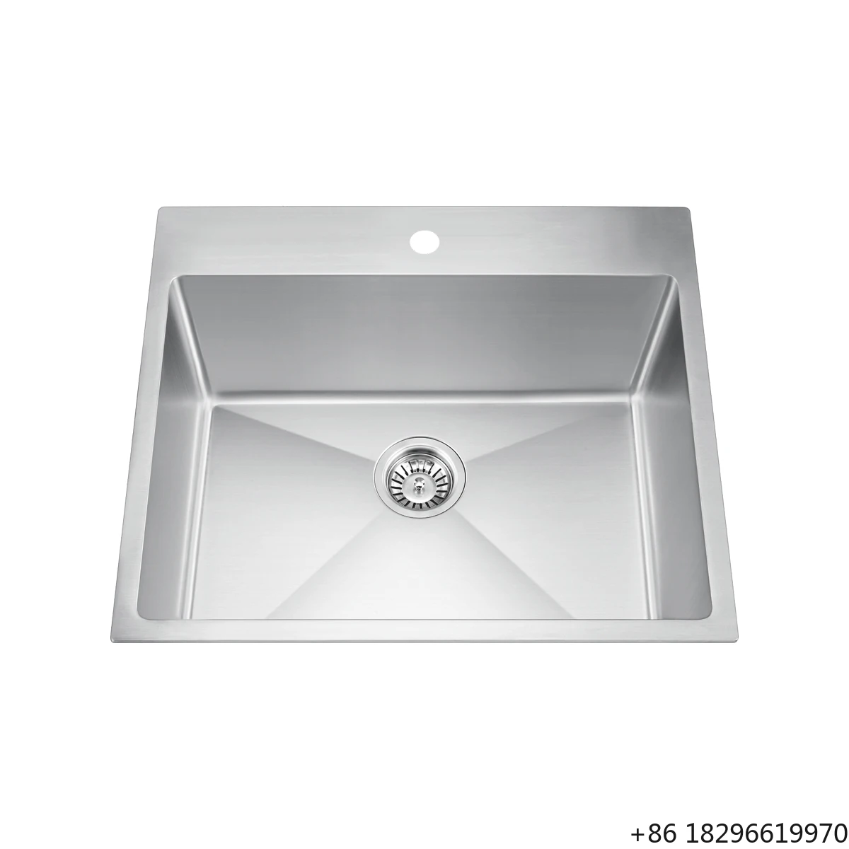 

304 Stainless Steel Single Bowl Topmount Kitchen Sinks