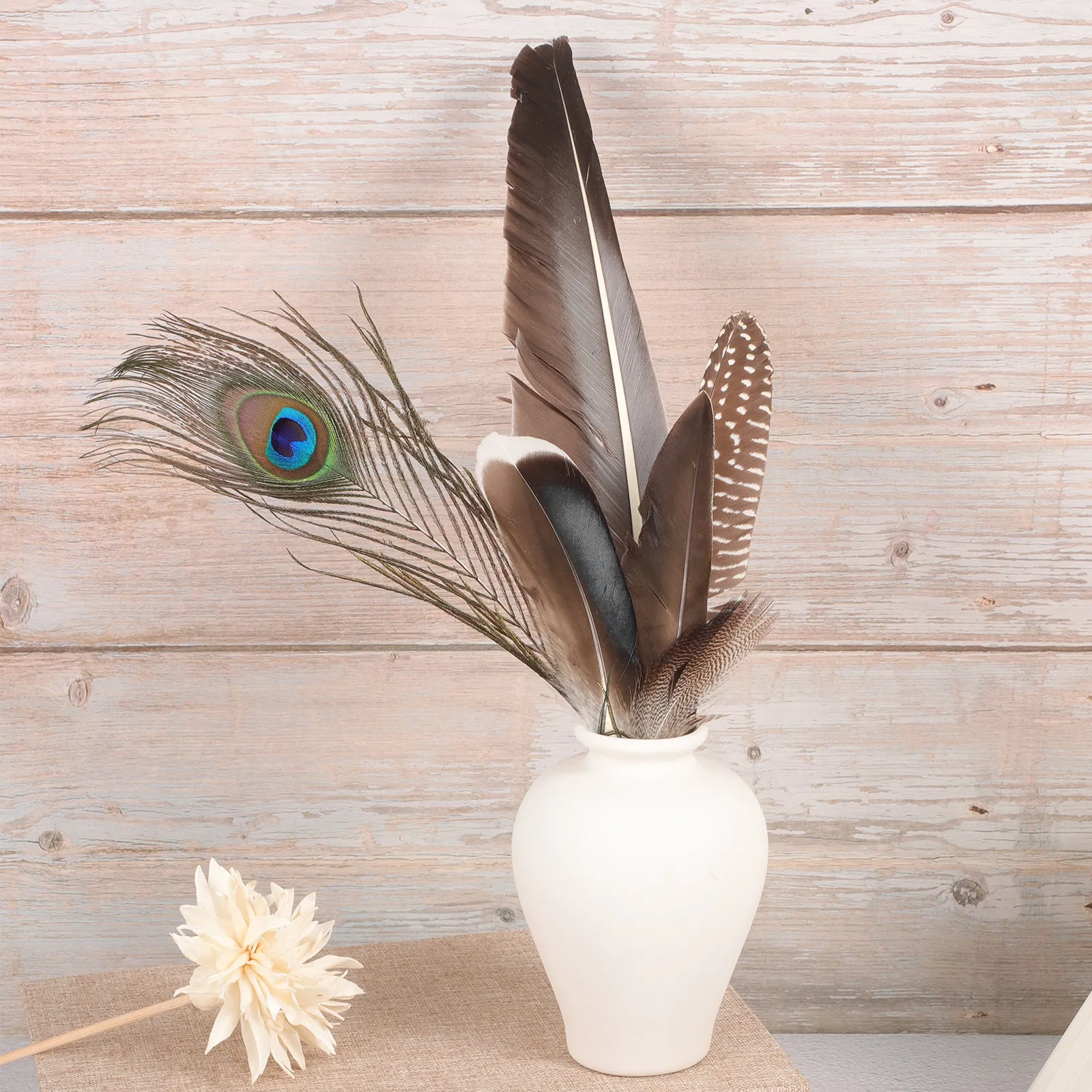 

30Pcs DIY Plumes Crafts Decorative Accents for Wedding Party Centerpieces Home Decor Fashionable Handicraft Supplies