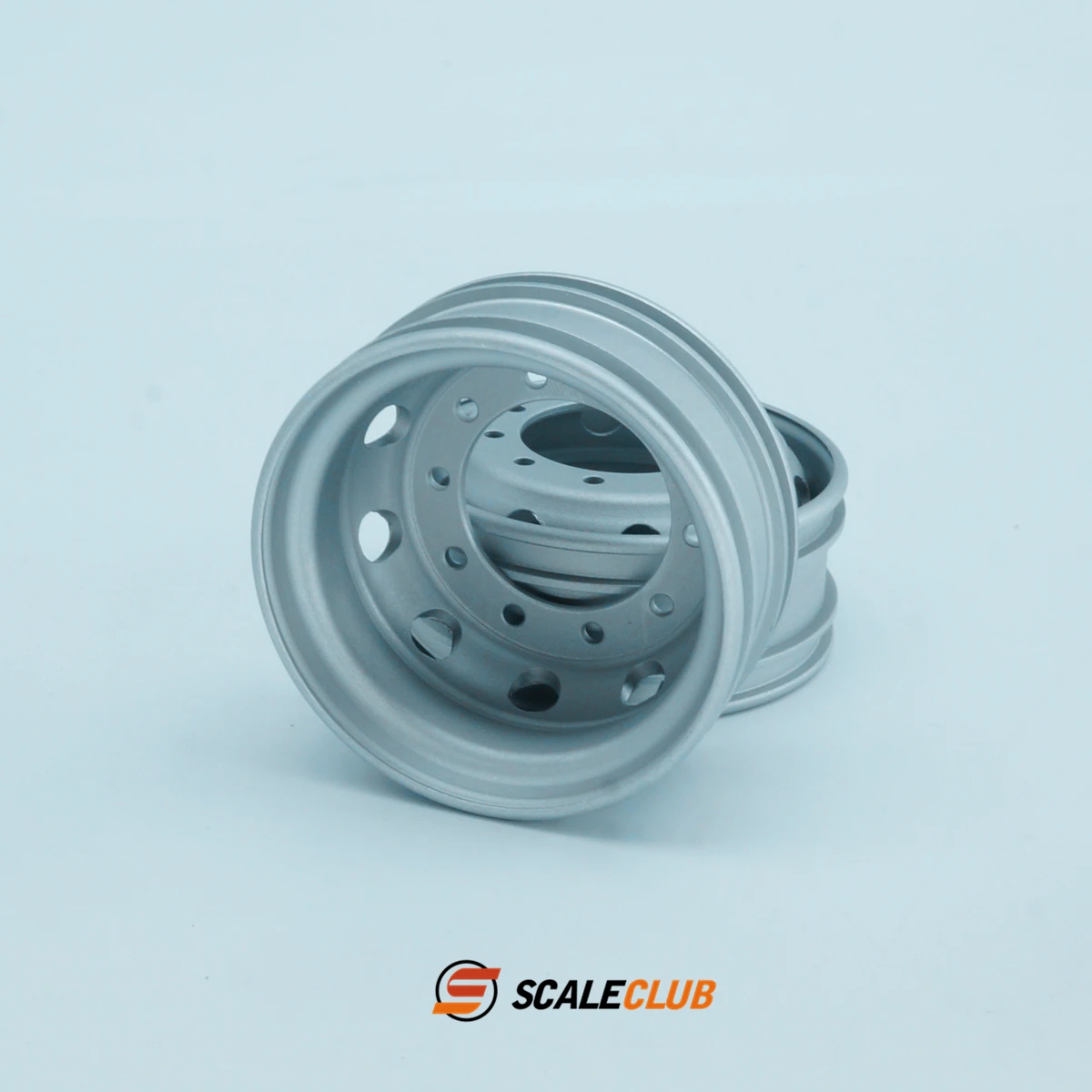 

Scaleclub for LESU Tamiya 1/14 Truck Tractor Mud Head Classic 10 Large Round Hole Wheel Aluminum Alloy Edition