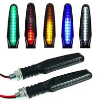 LED Turn Signals Mini Blinkers Front Running Light Universal Motorcycle 12V 2pcs 090E