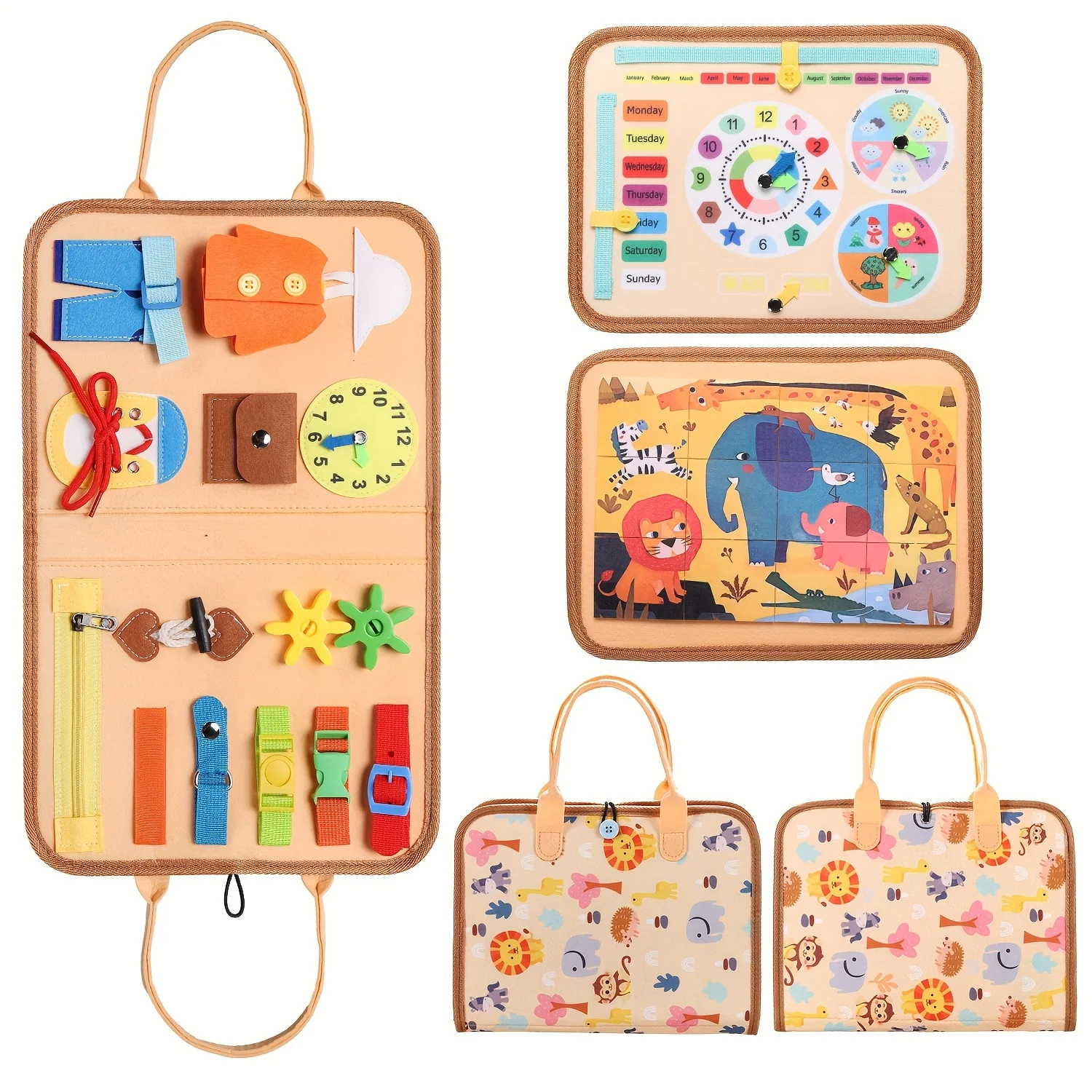 Zabawki Montessori dla maluchó – Travel Accessories Toddler recenzja i cena