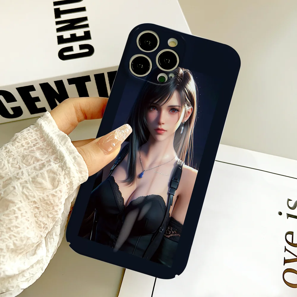 Etui na telefon GAME F-Final Fantasy TIFA FUNDA do iPhone 16 15 14 13 12 11 Plus Pro Max Mini Precyzyjne dopasowanie otworów na folie