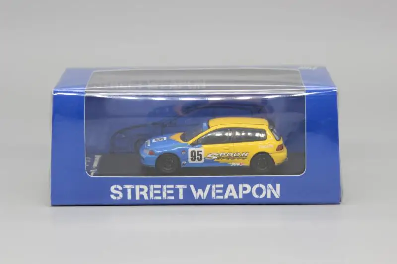 

Street Weapon SW 1:64 Civic EG6 Die-cast alloy car model collection display child gift