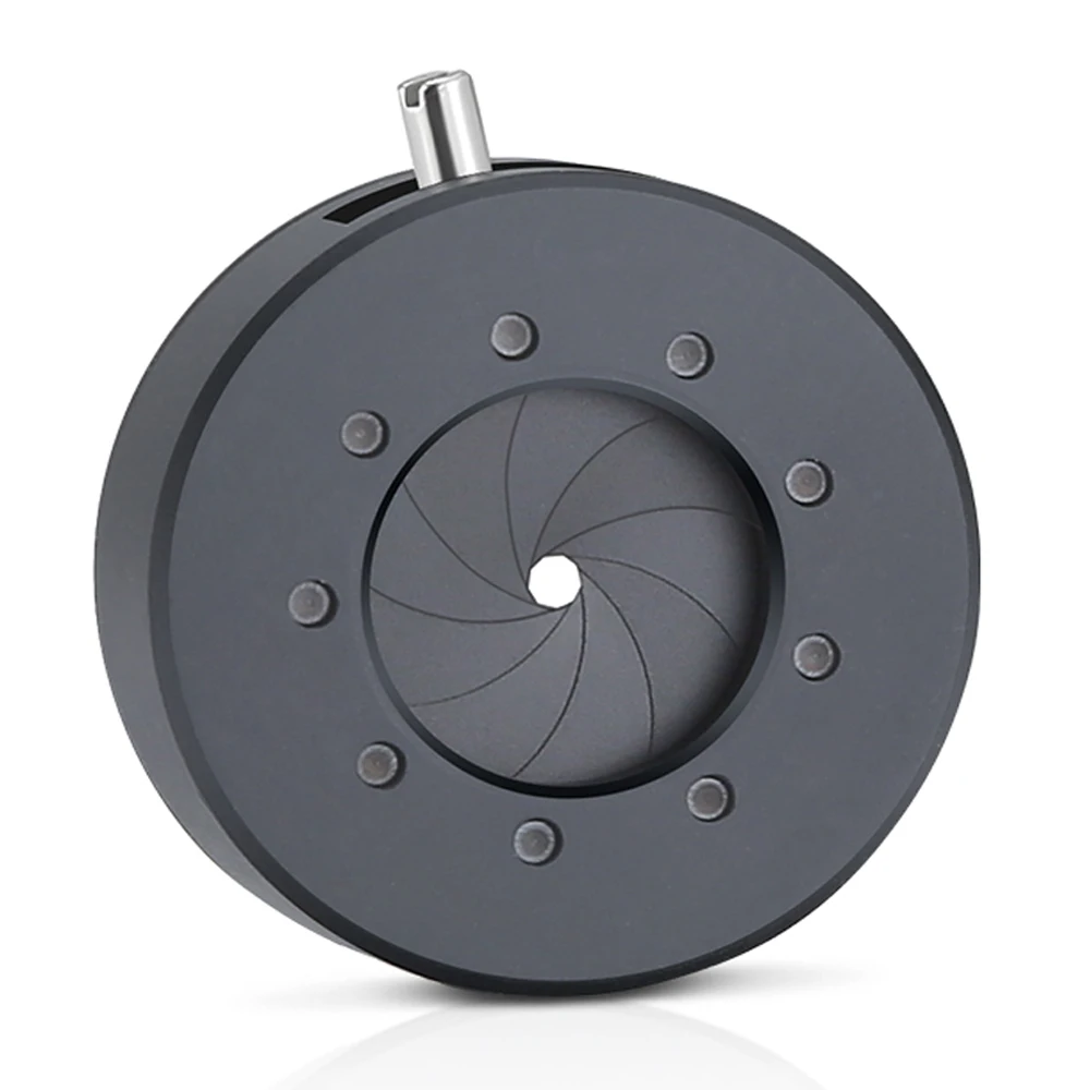 Adjustable Aperture 1-10.4mm Iris Diaphragm Microscope Camera Module DIY Retrofit Adapter Ring