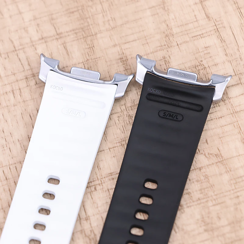 Pasek hybrydowy do Galaxy Watch8 Classic, Galaxy Watch 8 9, miękki pasek do zegarka z PU skóry i gumy, pasek do zegarka Watch 9 Watch 8. — zdjęcie produktu 4